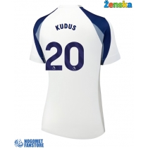 Tottenham Hotspur Mohammed Kudus #20 Domaci Dres za Ženska 2025-26 Kratak Rukav